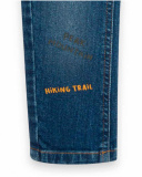 Pantalon Denim Bleu Garçon Randonnée Trail Pantalon Denim Bleu Garçon Randonnée Trail