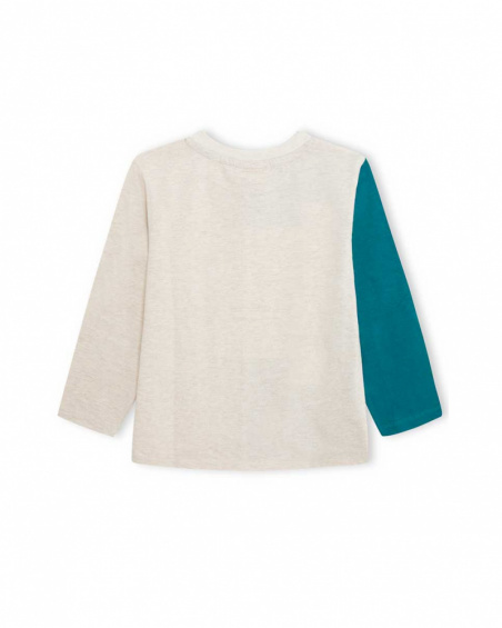T-shirt vert Knitted Boy Hiking Trail