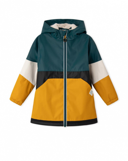 Sentier de randonnée garçon Trench-Coat vert