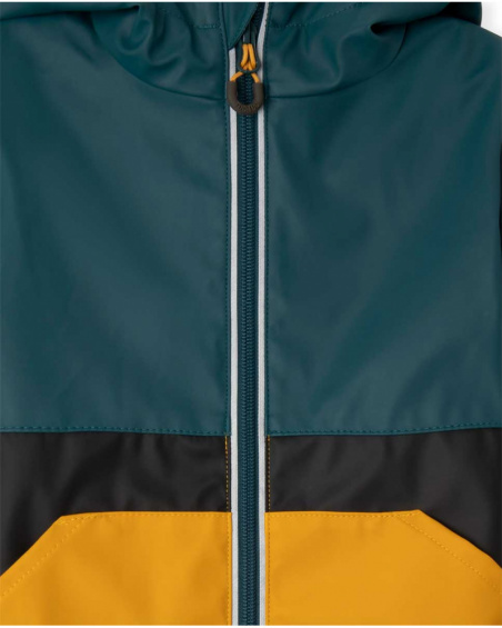 Sentier de randonnée garçon Trench-Coat vert