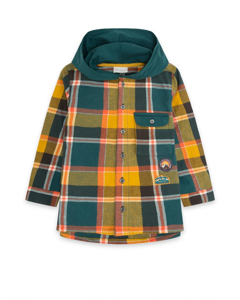 Chemise en flanelle marron Boy Hiking Trail