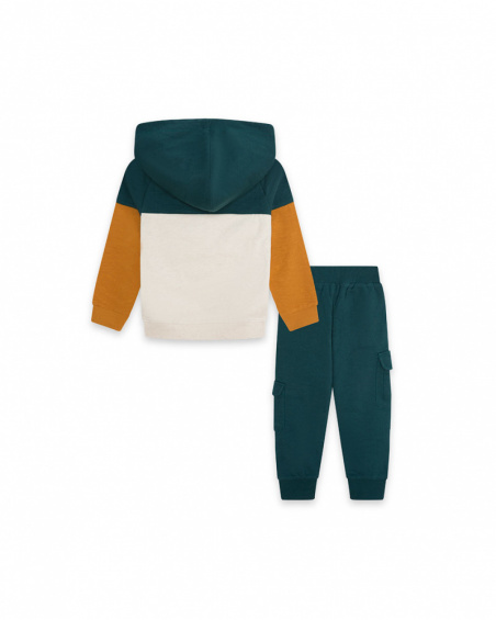 Sweat-shirt et pantalon en peluche marron Sentier de randonnée Sweat-shirt et pantalon en peluche marron Sentier de randonnée