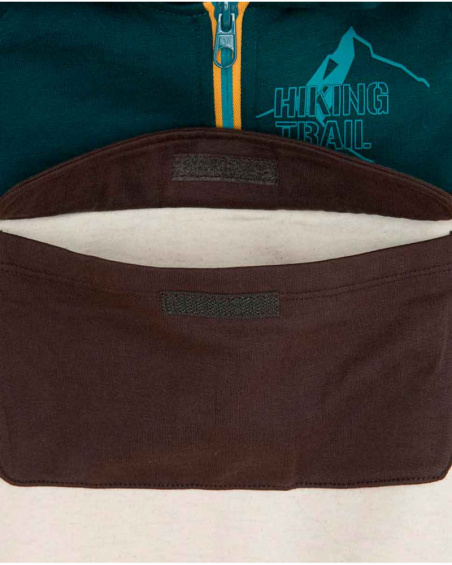 Sweat-shirt et pantalon en peluche marron Sentier de randonnée Sweat-shirt et pantalon en peluche marron Sentier de randonnée