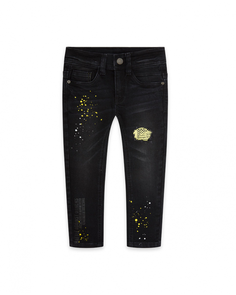 Pantalon Denim Noir pour Enfants Speed Race