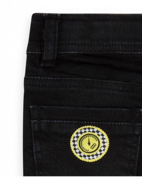 Pantalon Denim Noir pour Enfants Speed Race