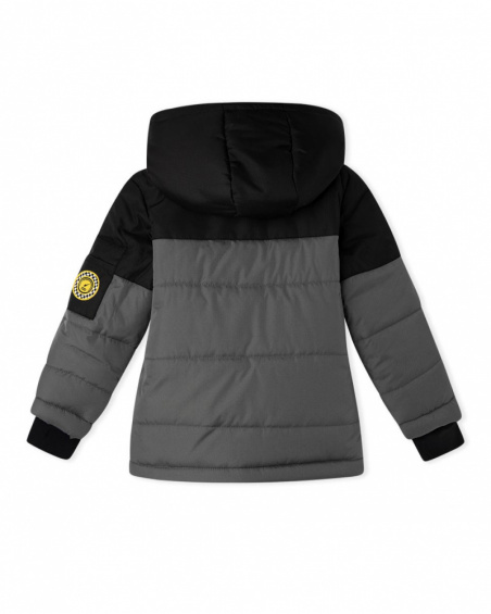 Parka matelassée Speed Race Kids noire Parka matelassée Speed Race Kids noire