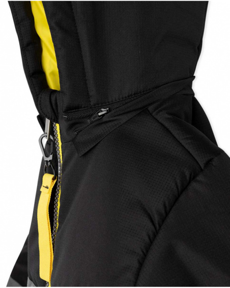 Parka matelassée Speed Race Kids noire Parka matelassée Speed Race Kids noire
