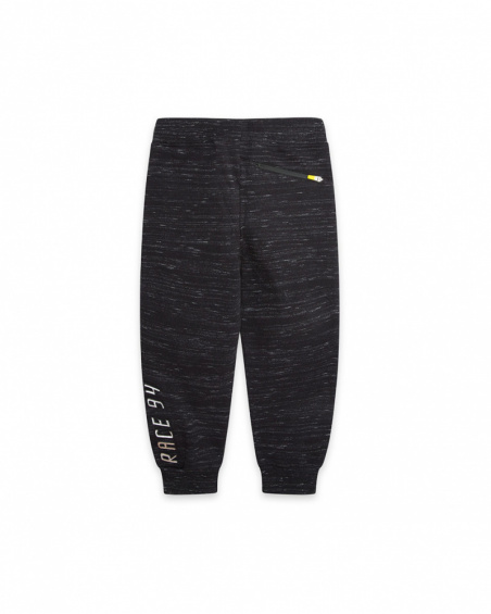 Pantalon en peluche noir pour enfants Speed Race Pantalon en peluche noir pour enfants Speed Race