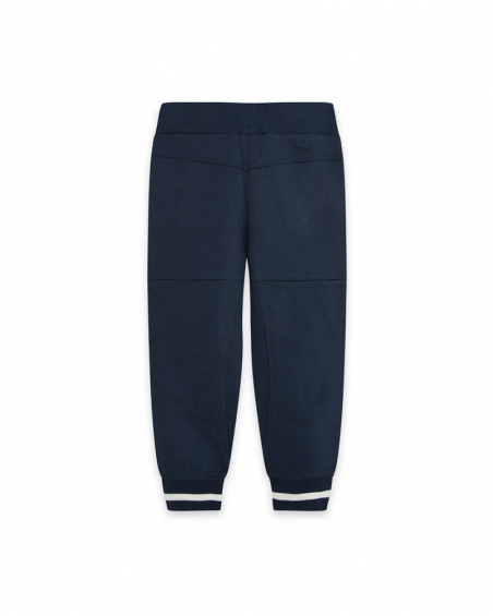 Pantalon en peluche bleu garçon Ski Explorers Pantalon en peluche bleu garçon Ski Explorers