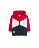 Sweat Capuche Peluche Rouge Garçon Ski Explorers Sweat Capuche Peluche Rouge Garçon Ski Explorers