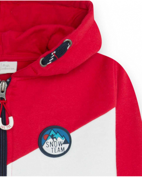 Sweat Et Pantalon Molleton Bleu Et Rouge Garçon Ski Explorers Sweat Et Pantalon Molleton Bleu Et Rouge Garçon Ski Explorers