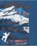 T-shirt en tricot bleu garçon Ski Explorers T-shirt en tricot bleu garçon Ski Explorers