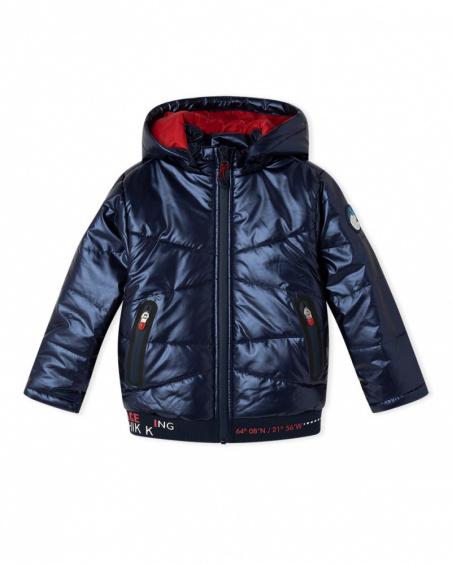 Parka Garçon Bleu Métallisé Ski Explorers Parka Garçon Bleu Métallisé Ski Explorers
