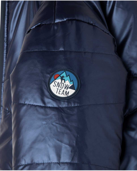 Parka Garçon Bleu Métallisé Ski Explorers Parka Garçon Bleu Métallisé Ski Explorers
