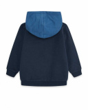 Sweat Peluche Bleu Et Rouge Garçon Ski Explorers Sweat Peluche Bleu Et Rouge Garçon Ski Explorers