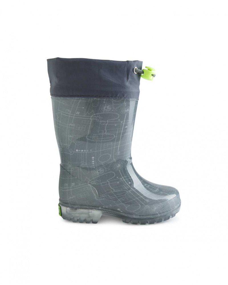 Bottes De Pluie Gris Clair Garçon Active