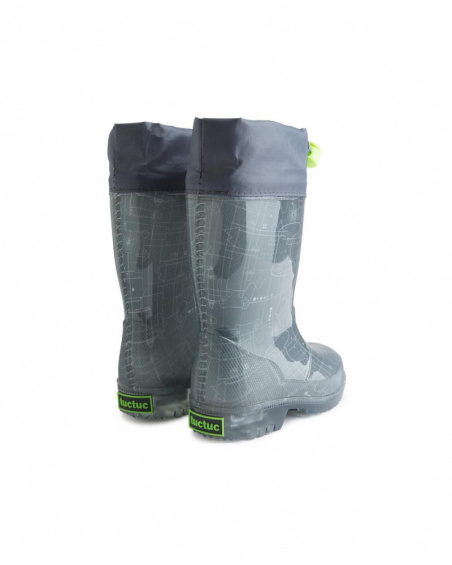Bottes De Pluie Gris Clair Garçon Active