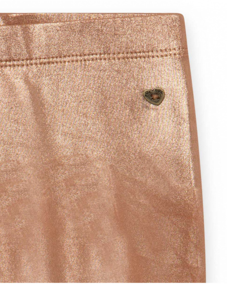Legging en maille rose fille Night Garden