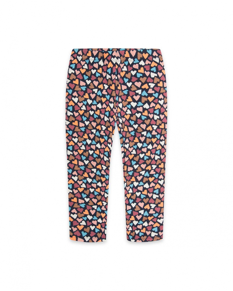 Fille Blue Plush Legging Night Garden