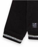 Sweat Capuche Peluche Noir Fille Glam Rock Sweat Capuche Peluche Noir Fille Glam Rock