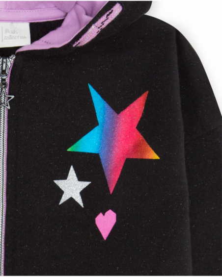 Sweat Et Jogging Peluche Noir Fille Glam Rock Sweat Et Jogging Peluche Noir Fille Glam Rock
