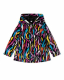 Manteau de fourrure noir Glam Rock Girl Manteau de fourrure noir Glam Rock Girl