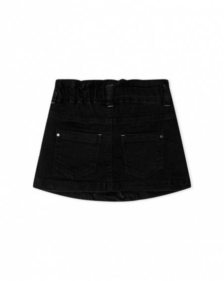 Jupe Denim Noire Fille Glam Rock Jupe Denim Noire Fille Glam Rock