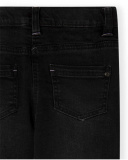 Pantalon Denim Noir Fille Glam Rock Pantalon Denim Noir Fille Glam Rock