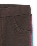 Fille Marron Plush Legging Winter Flowers Fille Marron Plush Legging Winter Flowers