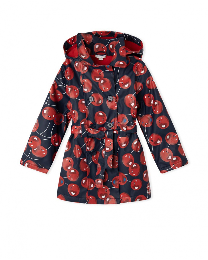 Trench Bleu Fille J'Adore Le Milk-Shake