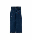 Pantalon Denim Bleu Fille J'Adore Le Milk-Shake Pantalon Denim Bleu Fille J'Adore Le Milk-Shake
