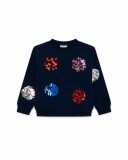Sweat Fille Bleu Peluche J'Adore Le Milk-Shake Sweat Fille Bleu Peluche J'Adore Le Milk-Shake