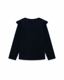 T-shirt bleu et rouge en maille fille J'Adore Le Milk-Shake T-shirt bleu et rouge en maille fille J'Adore Le Milk-Shake