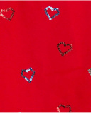 J'Adore Le Milk-Shake Girl Sweat en peluche rouge et jegging J'Adore Le Milk-Shake Girl Sweat en peluche rouge et jegging