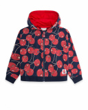 J'Adore Le Milk-Shake Sweat à capuche en peluche bleu pour fille J'Adore Le Milk-Shake Sweat à capuche en peluche bleu pour fille
