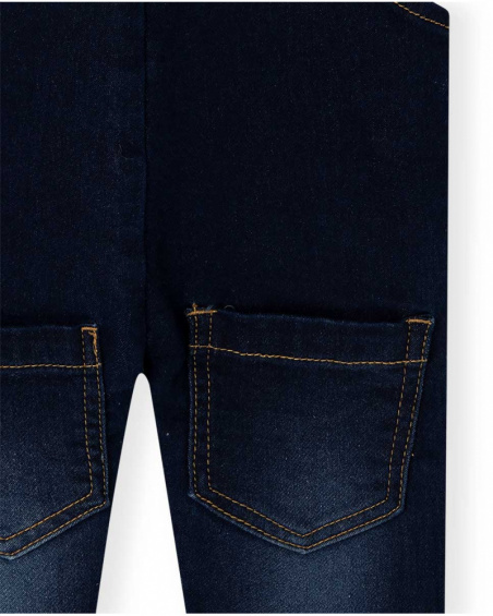 Salopette Denim Bleu Garçon Natural Grown