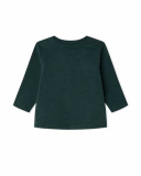 T-shirt En Tricot Vert Et Orange Garçon Natural Grown T-shirt En Tricot Vert Et Orange Garçon Natural Grown