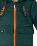 Parka Vert Matelassé Enfant Natural Grown Parka Vert Matelassé Enfant Natural Grown
