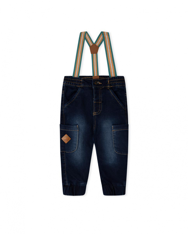 Pantalon Denim Bleu Garçon Natural Grown