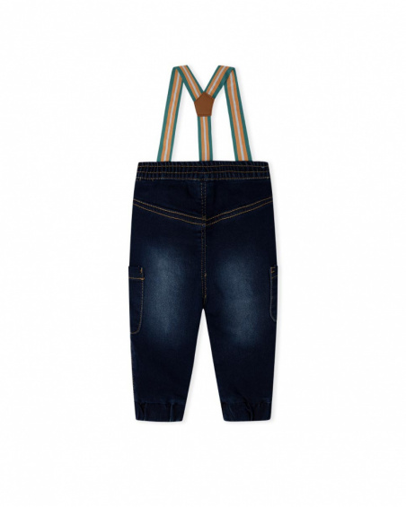 Pantalon Denim Bleu Garçon Natural Grown