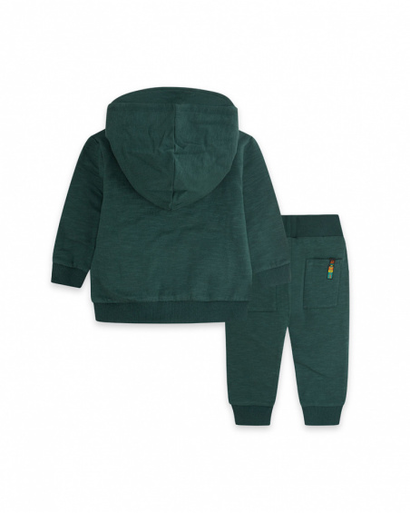 Sweat Vert En Peluche Et Pantalon Garçon Natural Grown Sweat Vert En Peluche Et Pantalon Garçon Natural Grown