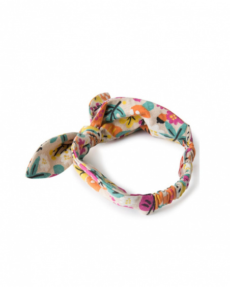 Bandeau à pois verts pour fille Natural Grown Bandeau à pois verts pour fille Natural Grown