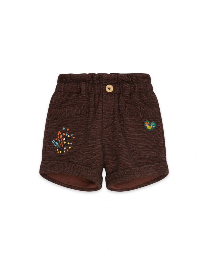 Brun Plana Short Girl Natural Grown