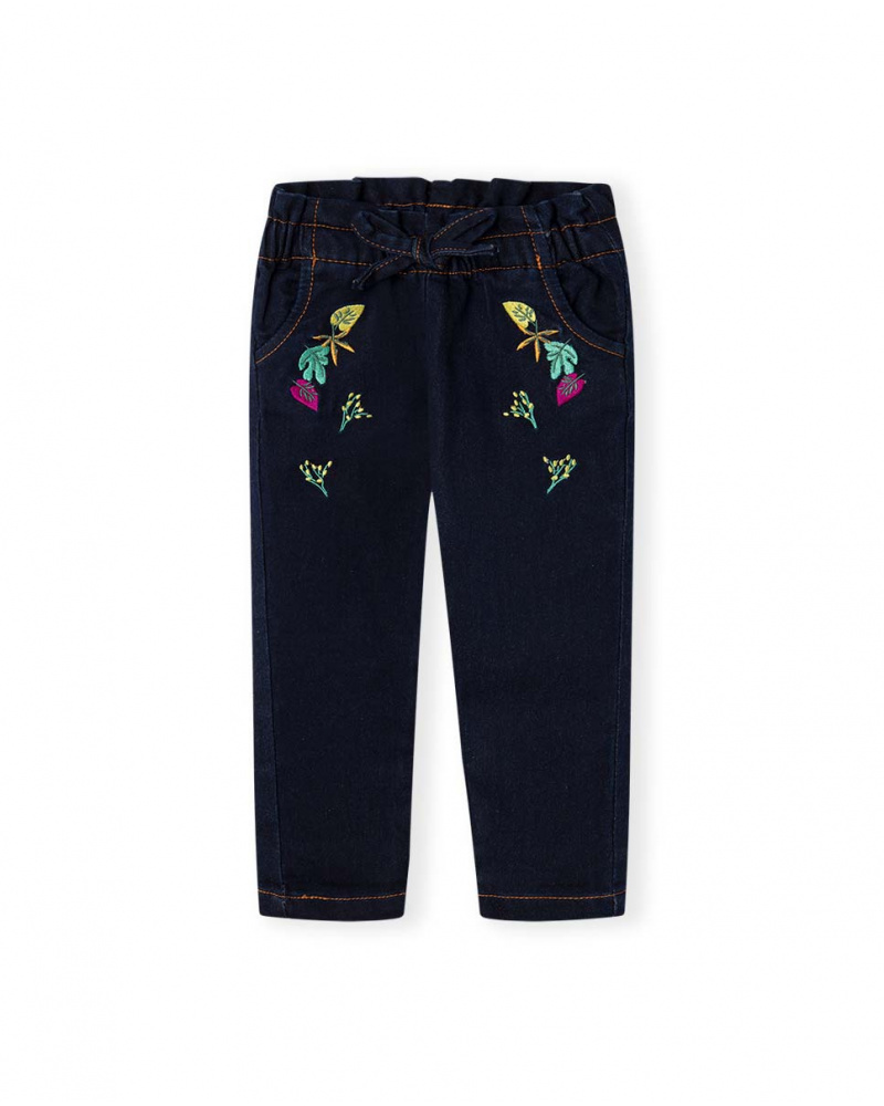 Pantalon Denim Bleu Fille Natural Grown