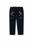 Pantalon Denim Bleu Fille Natural Grown Pantalon Denim Bleu Fille Natural Grown