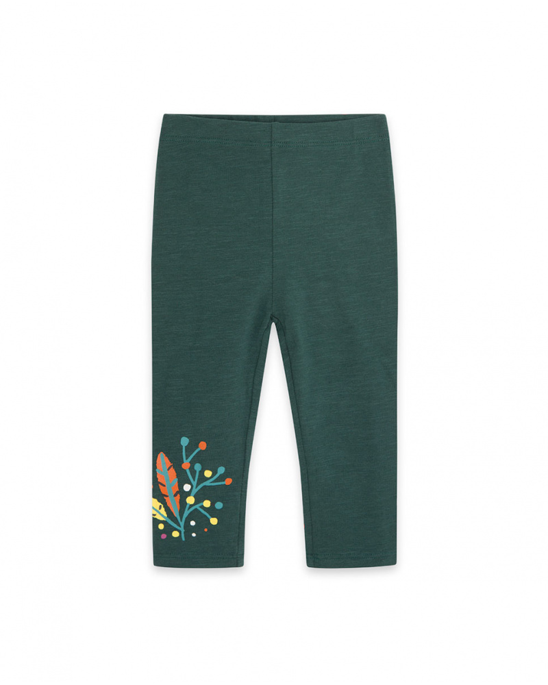 Legging Punto Verde Fille Natural Grown