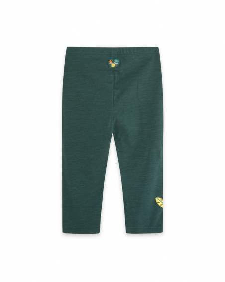 Legging Punto Verde Fille Natural Grown