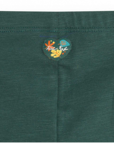 Legging Punto Verde Fille Natural Grown