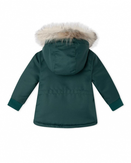 Parka Soft Fille Verte Natural Grown Parka Soft Fille Verte Natural Grown