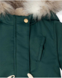 Parka Soft Fille Verte Natural Grown Parka Soft Fille Verte Natural Grown